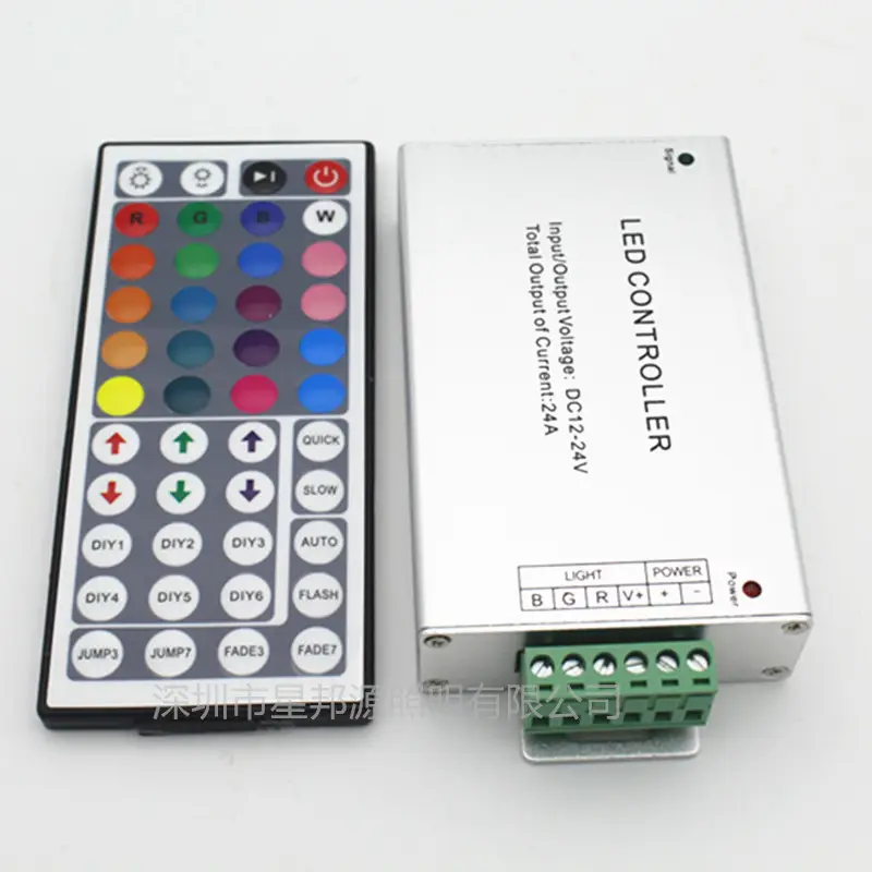 LED24A 44 Key RGB Light Controller with Dimmer 12V24V - Image 4