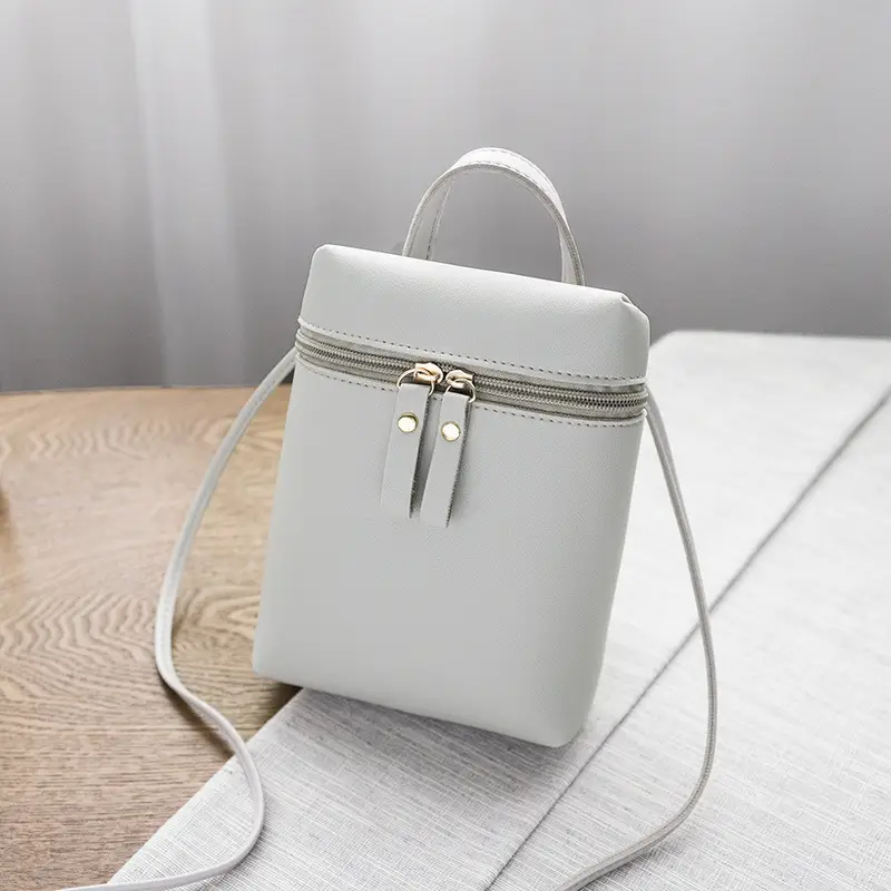 Light Grey Shoulder Crossbody Bag for Women 2026 - Image 2
