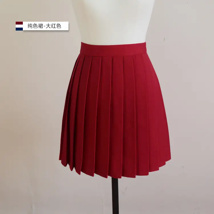 Blue Pleated Japanese JK Uniform Skirt - Image 12