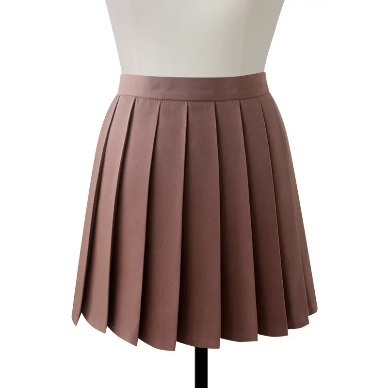 Blue Pleated Japanese JK Uniform Skirt - Image 4