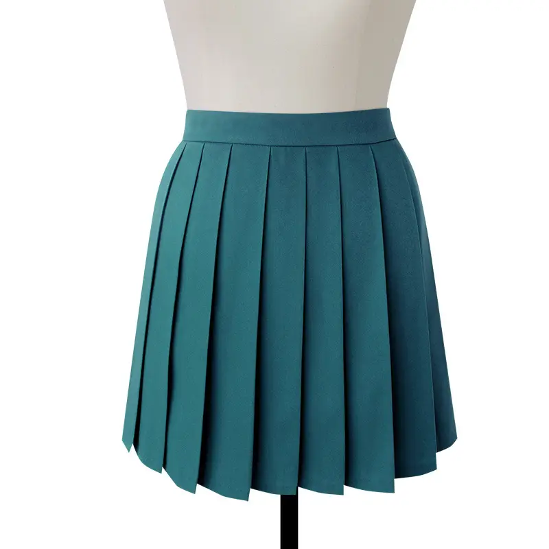 Blue Pleated Japanese JK Uniform Skirt - Image 7