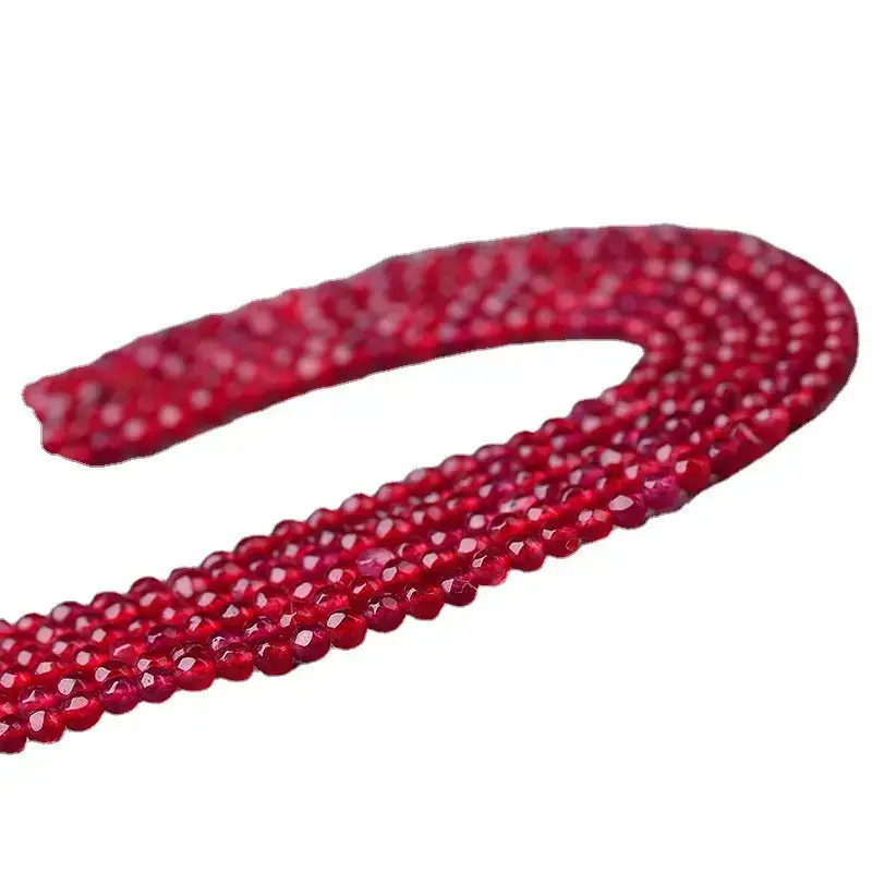 Pink Crystal Faceted Beads for DIY Jewelry