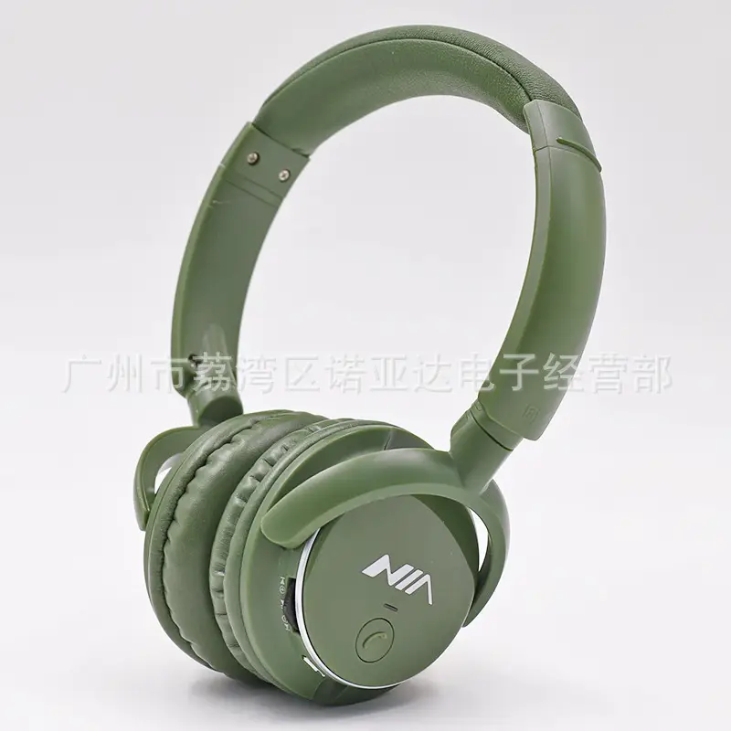 Nia-Q1 Green Bluetooth Headset with Wav Playback - Image 2