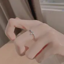 Japanese Korean Style Open Adjustable Joint Finger Ring Women's Creative Distinctive Small and Fresh Hollow Pattern — feature 17