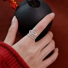 Japanese Korean Style Open Adjustable Joint Finger Ring Women's Creative Distinctive Small and Fresh Hollow Pattern — feature 5