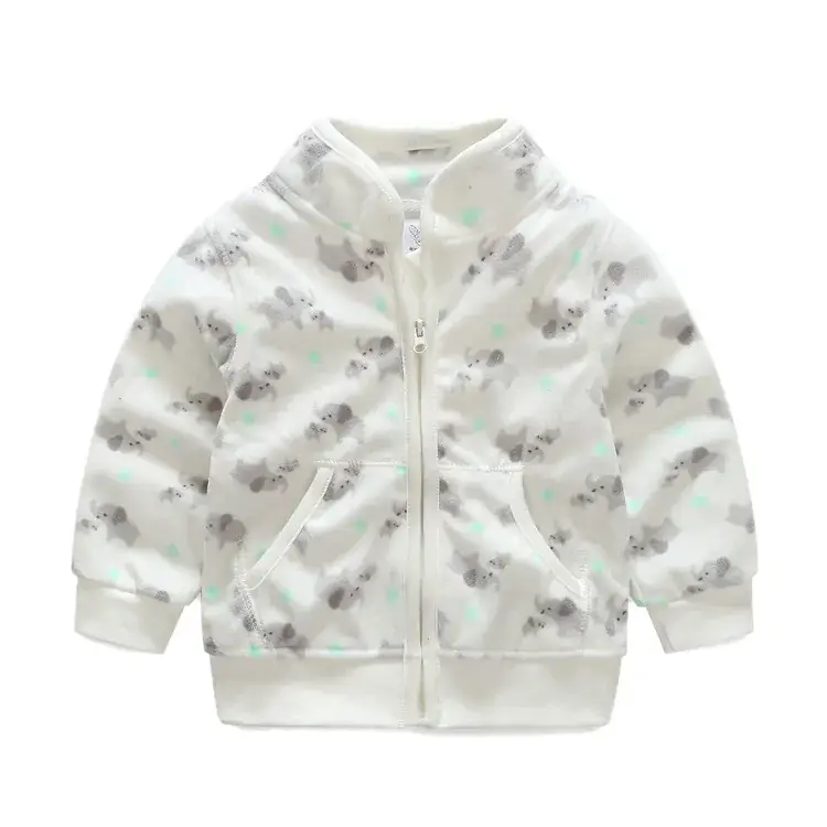 Polar Fleece Hoodie Set for Boys Girls Red Pink Grey Blue - Image 13