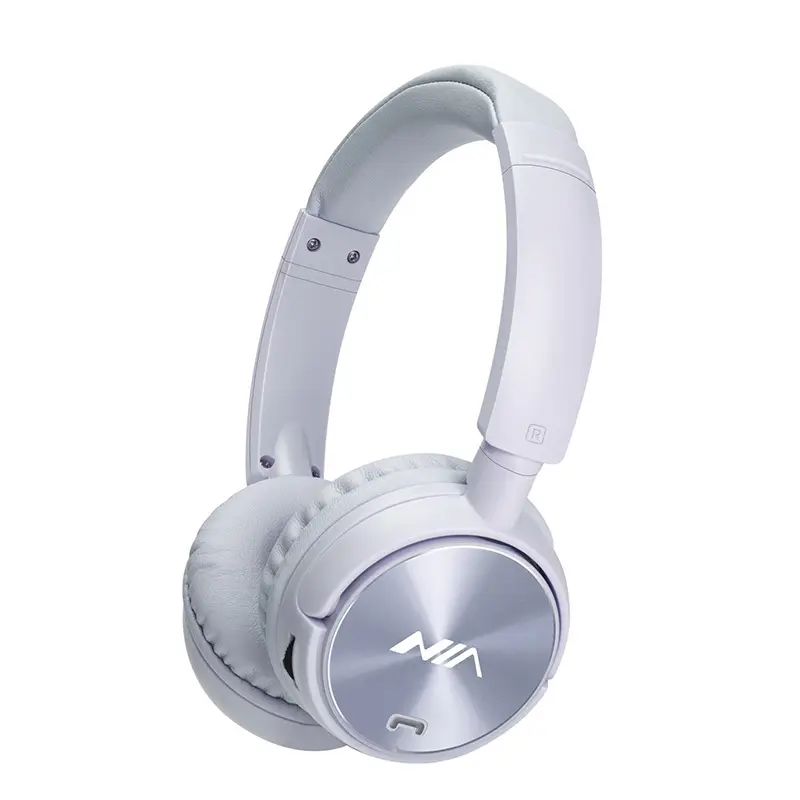 NIA-Q2 Pink Bluetooth Headset with Card Playback & APP Control