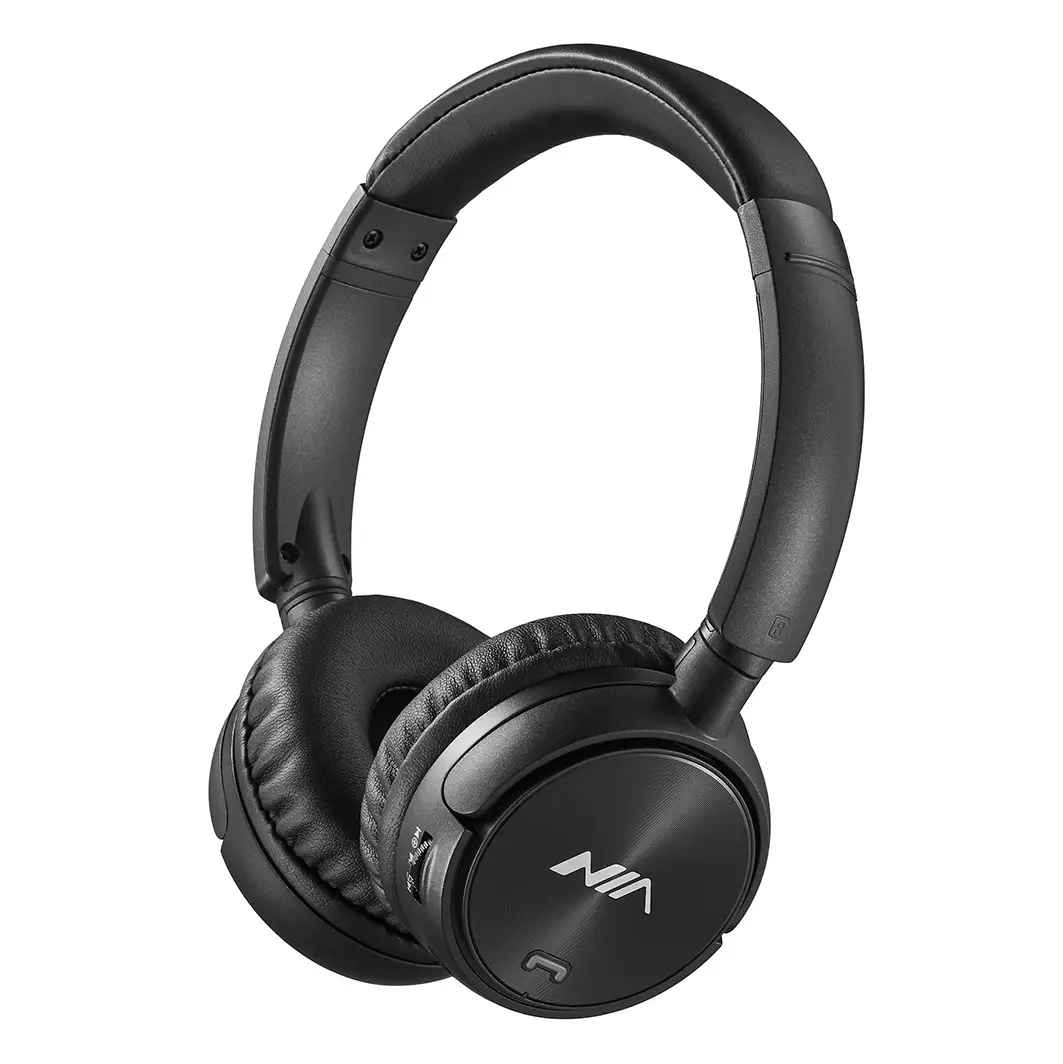 NIA-Q2 Pink Bluetooth Headset with Card Playback & APP Control