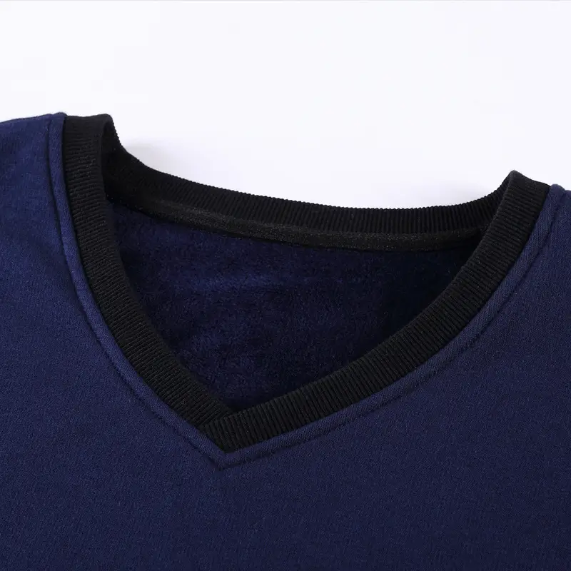 Bi Meng Fat T-Shirt Blue Fleece Lined Large Size - Image 4