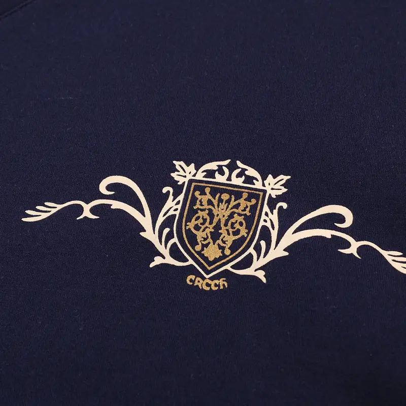 Bi Meng Fat T-Shirt Blue Fleece Lined Large Size - Image 5