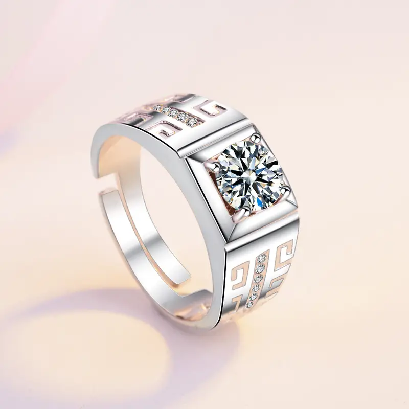 Gold Plated Open Wedding Ring for Men Women - Image 31