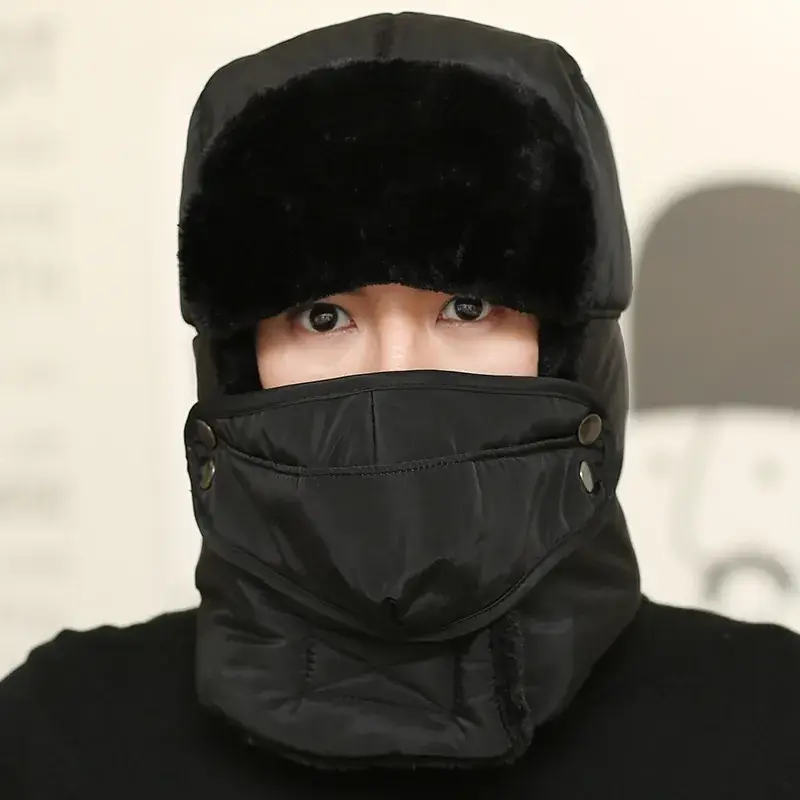 Winter Warm Head Cover with Face Mask for Men Women - Image 6