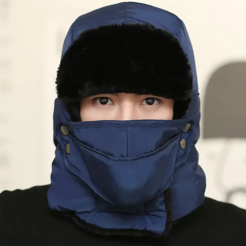 Winter Warm Head Cover with Face Mask for Men Women - Image 8
