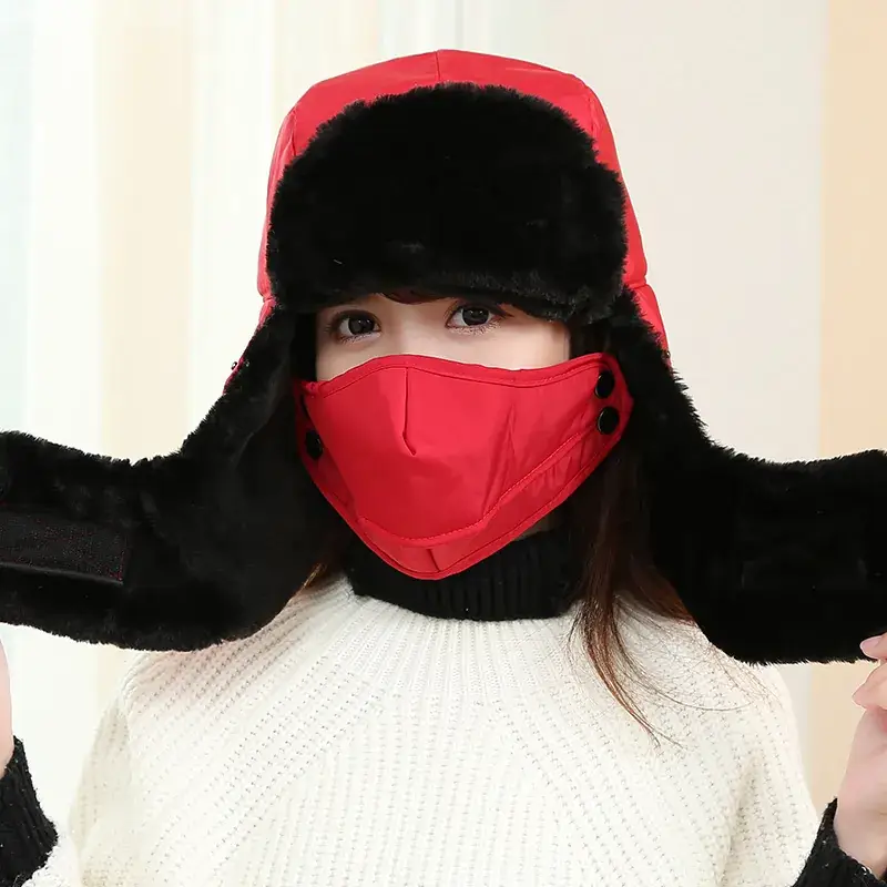 Winter Warm Head Cover with Face Mask for Men Women - Image 9