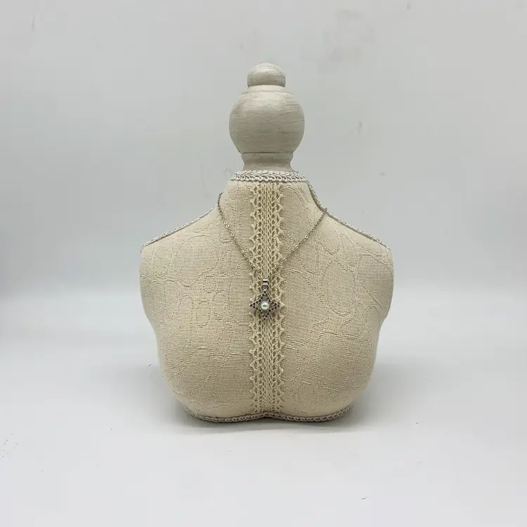 White Lace Necklace Display Stand 36cm Height — feature 5