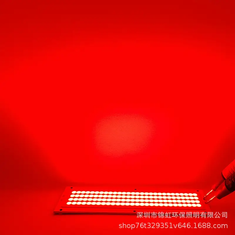 12V Red LED Strip Lamp Panel 120x36mm - Image 3