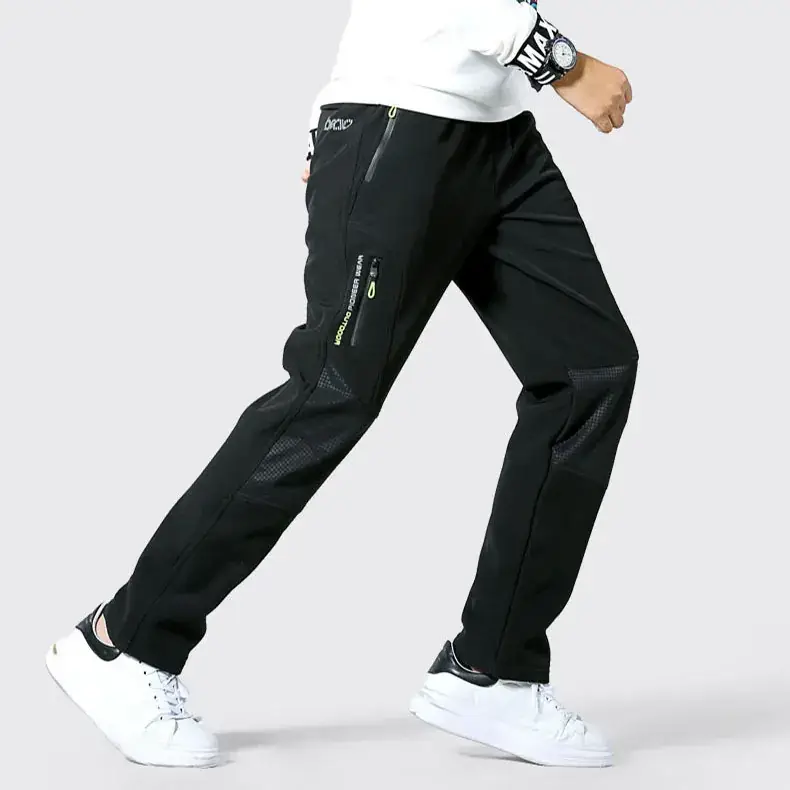 Boys Windproof Ski Pants Black Outdoor Wear - Image 5