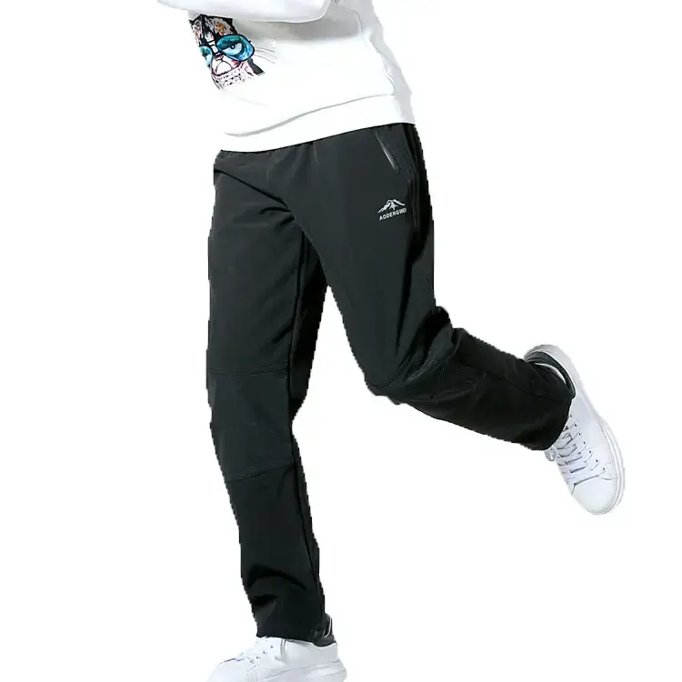 Boys Windproof Ski Pants Black Outdoor Wear - Image 8
