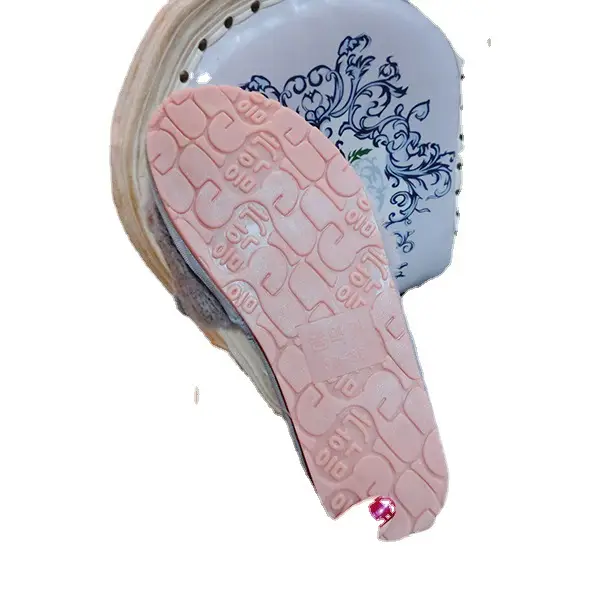 Autumn Winter Cartoon Rabbit Slippers Warm Cotton Pearl