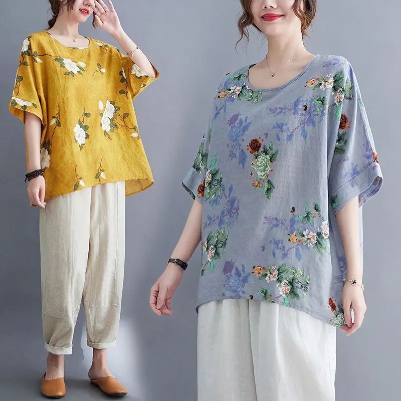 Women's Striped Loose T-Shirt Summer Top - Image 10