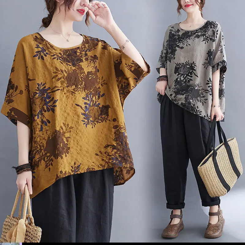 Women's Striped Loose T-Shirt Summer Top - Image 11
