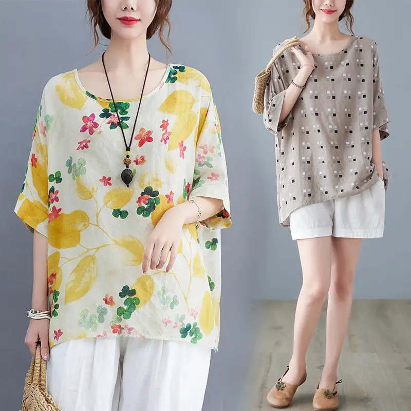 Women's Striped Loose T-Shirt Summer Top - Image 12