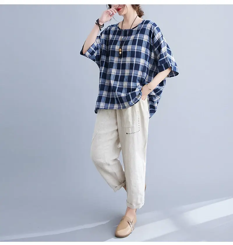 Women's Striped Loose T-Shirt Summer Top — feature 69