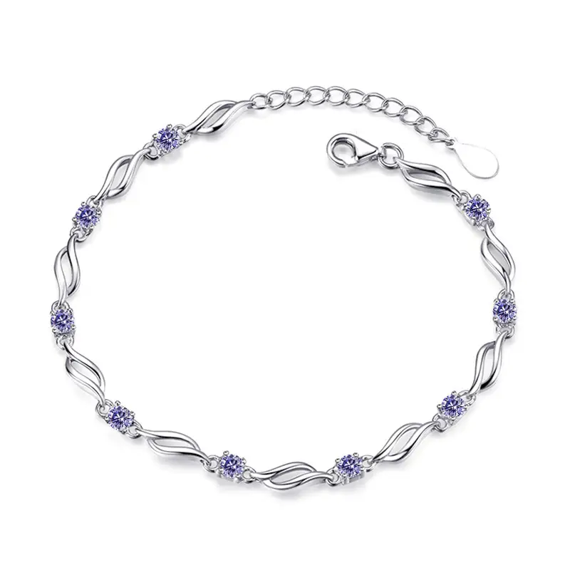Diamond Crystal Love Bracelet for Women Korean Style