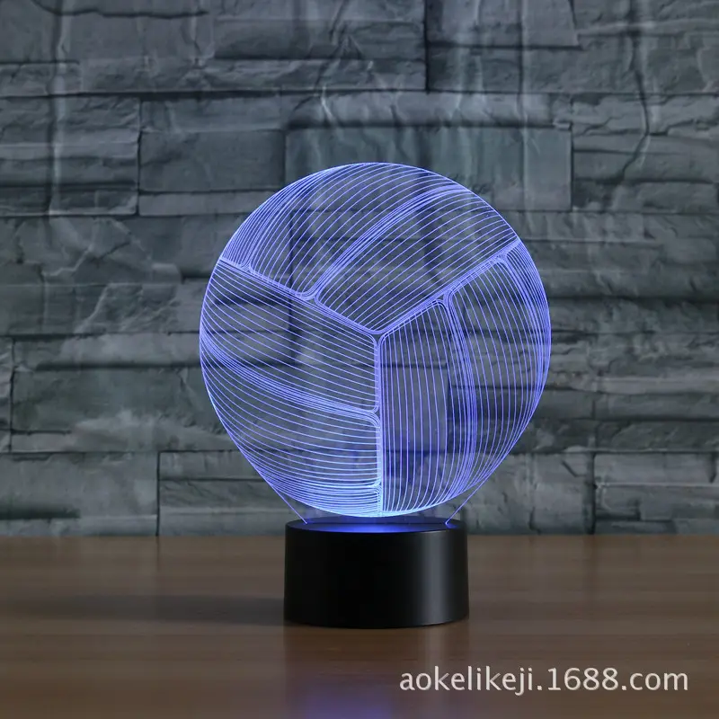 3D Beach Volleyball Touch Lamp for Bedroom - Image 13