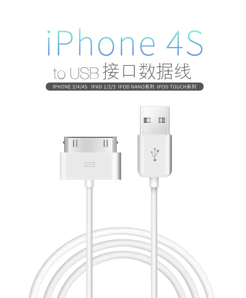 Apple 4.0 & 4.5V Charging Cable for iPhone 4 & 5 - Image 2