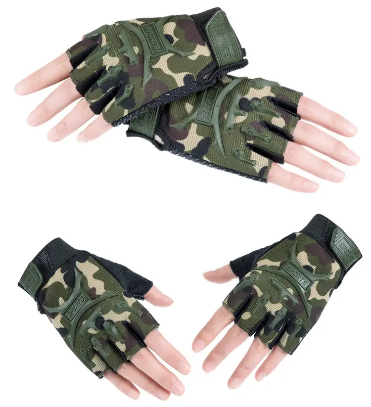 Outdoor Cycling Gloves Black Non-Slip Grip — feature 15