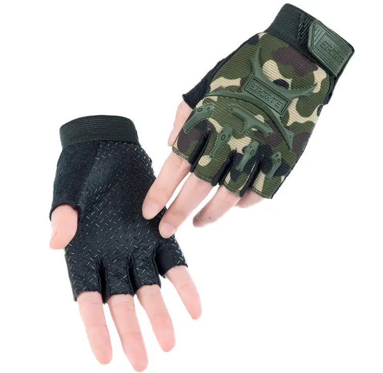 Outdoor Cycling Gloves Black Non-Slip Grip — feature 16