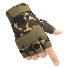 Outdoor Cycling Gloves Black Non-Slip Grip — feature 4
