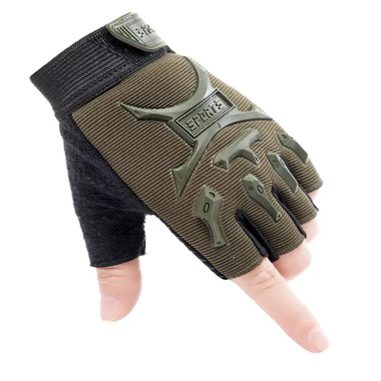 Outdoor Cycling Gloves Black Non-Slip Grip - Image 3