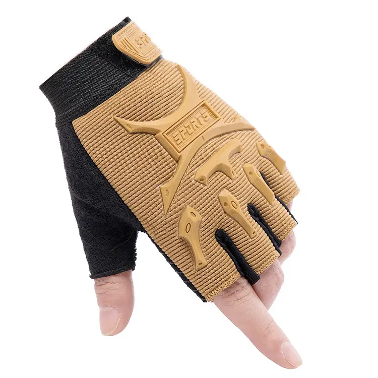 Outdoor Cycling Gloves Black Non-Slip Grip - Image 4