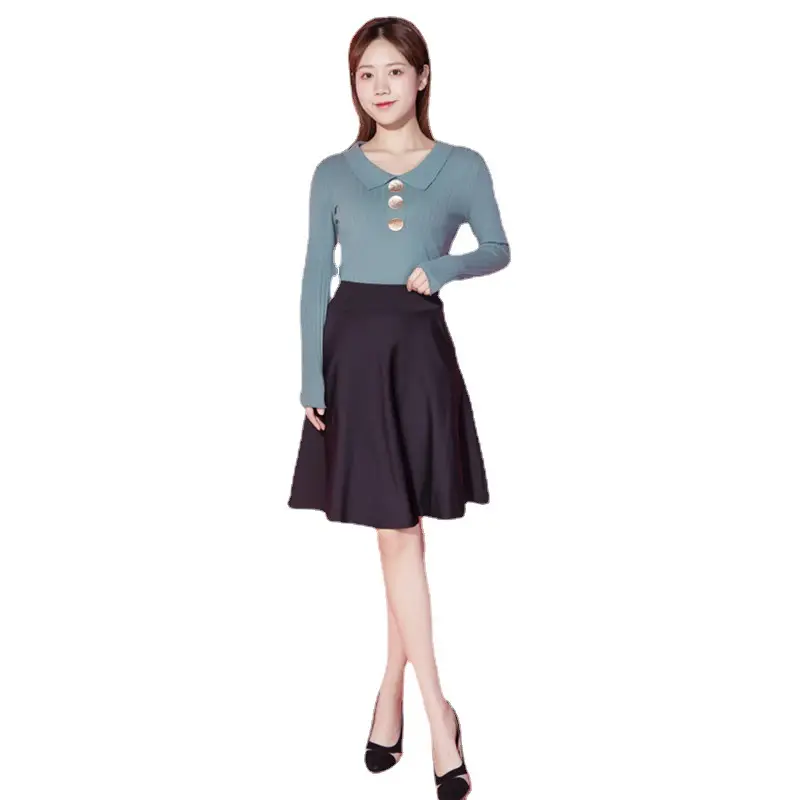 Women's Red Anti-Light Skirt 55cm New Arrival