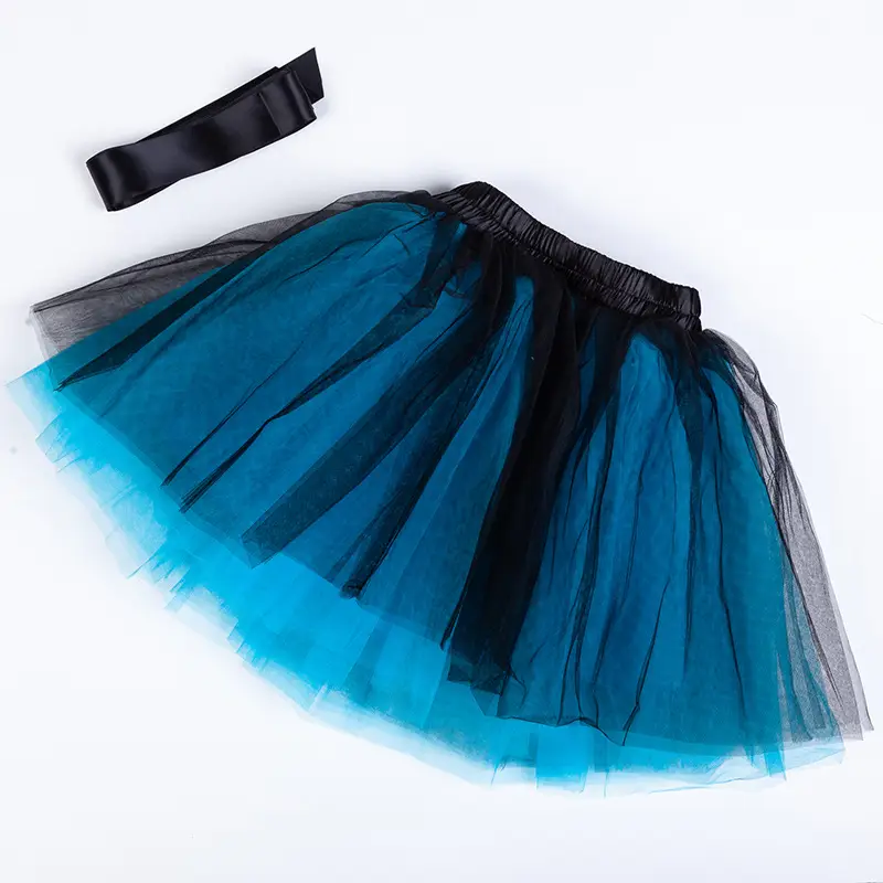 Blue Tulle Petticoat Skirt for Girls Mother Daughter Set - Image 16