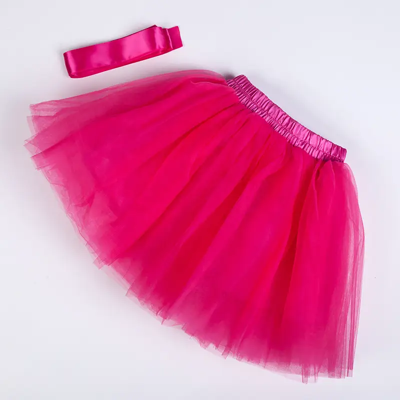 Blue Tulle Petticoat Skirt for Girls Mother Daughter Set - Image 19
