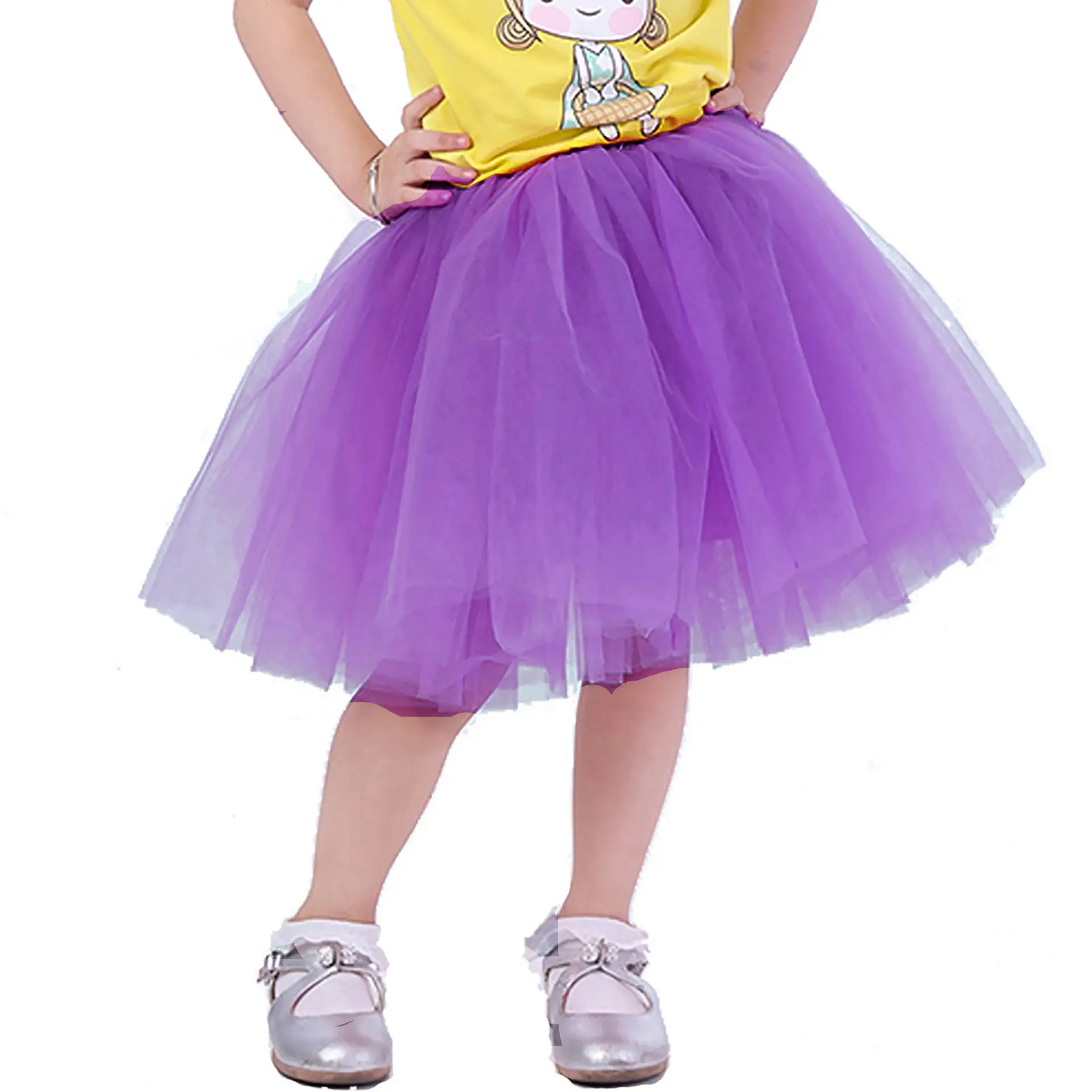 Blue Tulle Petticoat Skirt for Girls Mother Daughter Set - Image 2