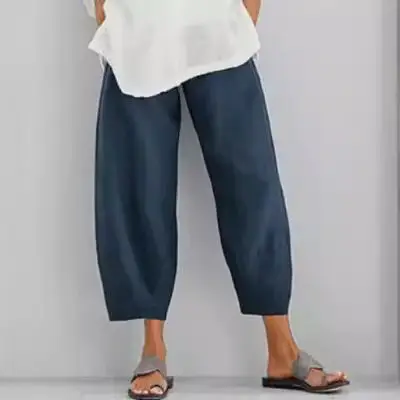 Women's 2020 New Ankle Pants Large Casual Loose Fit - Image 14