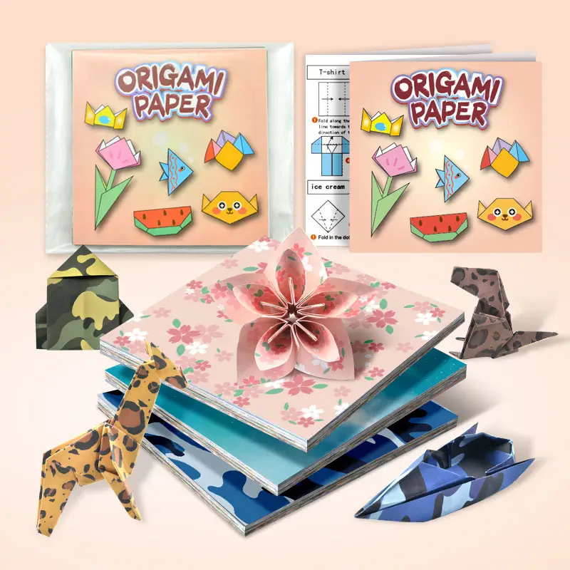 Hibiscus Origami Book for Kids 3D Fun DIY Craft - Image 10
