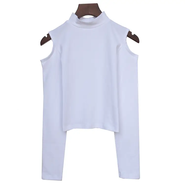 Women's 2023 Cold Shoulder Crop Top with Hat