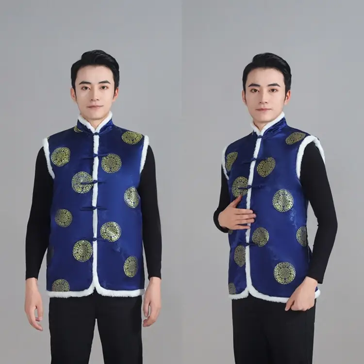 Chinese Embroidered Cotton Vest for Women Winter Wear — feature 18