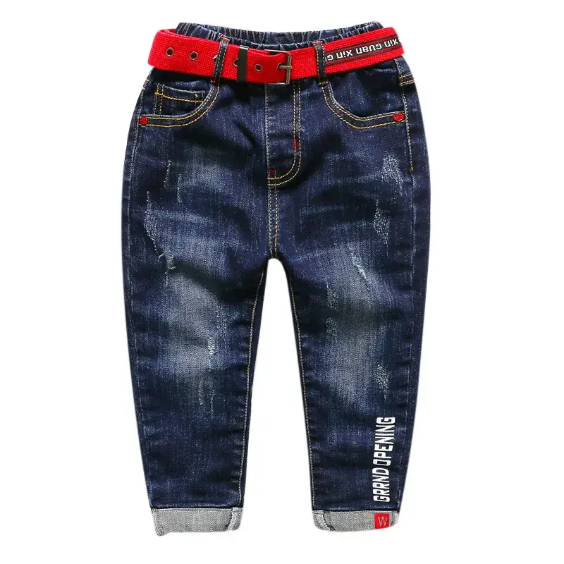 Boys Jeans 2025 Fleece Lined Slim Fit Long Pants - Image 6