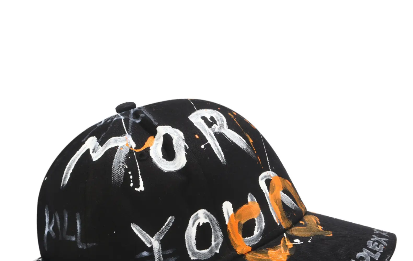 K-Style Letter Graffiti Baseball Cap with Long Strap — feature 16