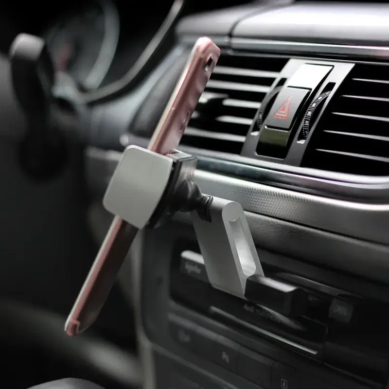 Cross-Crossing Phone Holder for Car with USB Port