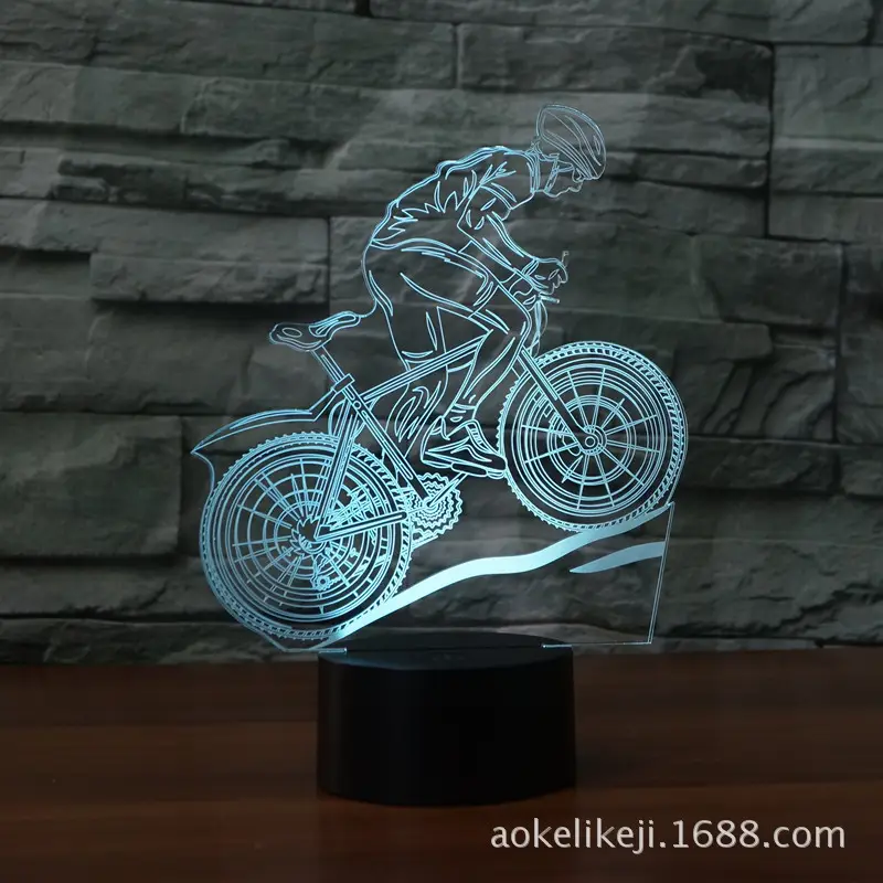3D LED Mountain Bike Light Sleep Gift - Image 13
