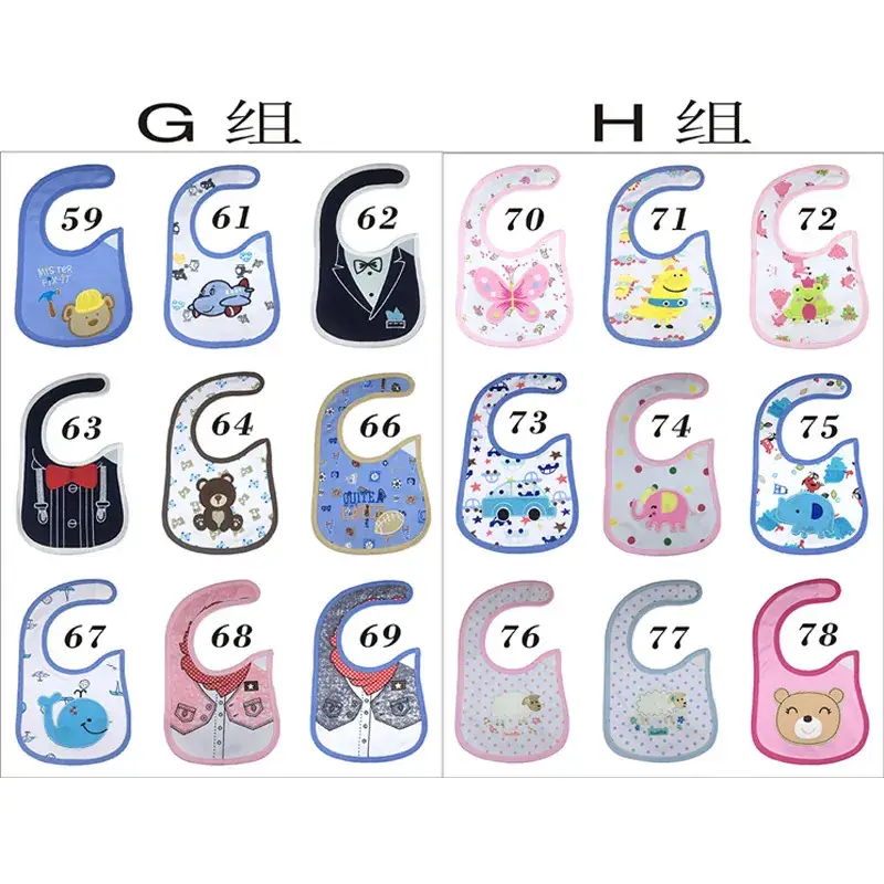 Baby Bibs with Embroidered Designs for Mothers and Infants - Image 5
