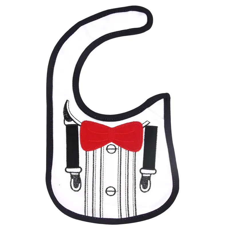Baby Bibs with Embroidered Designs for Mothers and Infants - Image 6