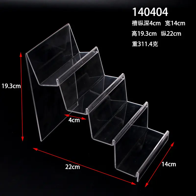 Multi-layer Transparent Acrylic Wallet Display Shelf for Women - Image 10